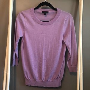 J. Crew Wool Sweater, Lavender